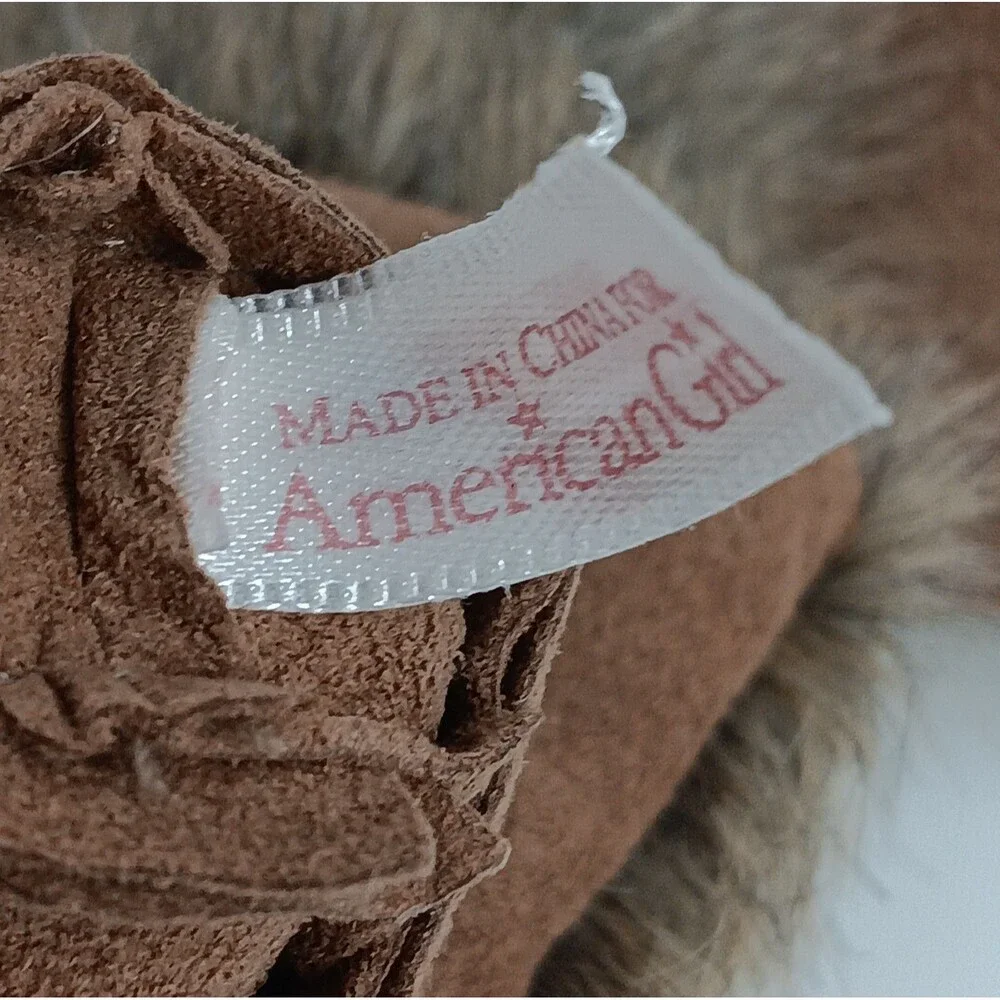 American Girl Kaya Winter Accessory Fur Moccasin Hood & Glove Replacements